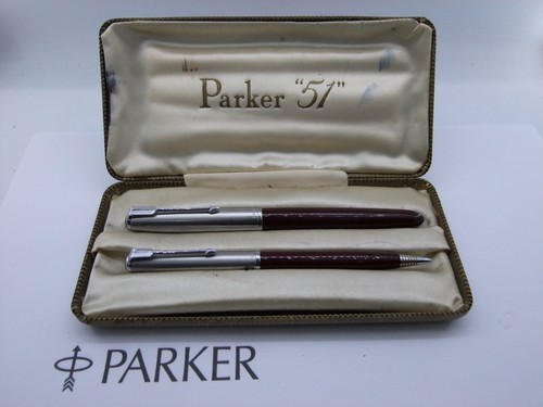 1953 boxed burgundy parker - 1953,