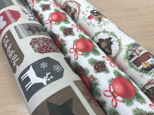 Christmas cotton print - cotton,