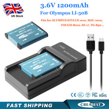 2x Li-50B Battery&Charger For