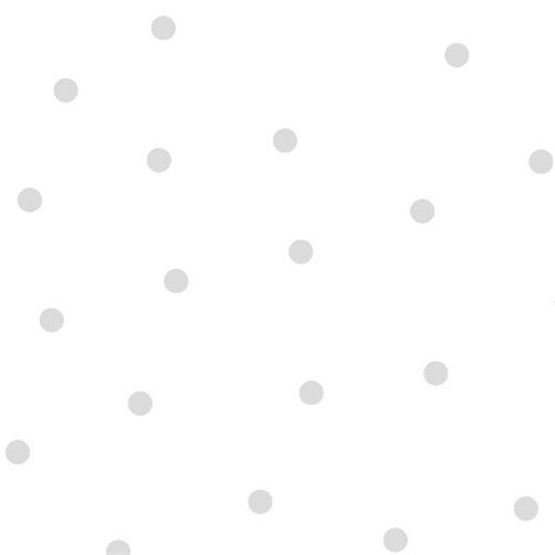 White dot cellophane - white, hamper