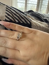 Sterling silver with cz - silver,