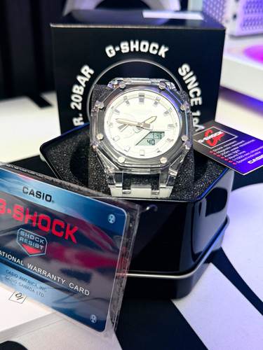 Casio shock 2100 clear - casio,