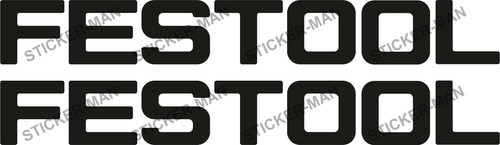 Festool stickers van power - 2x,