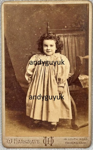 Cdv faversham kent girl named - cdv,