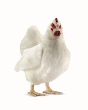 Hen White 35cmH Plush Soft Toy by Hansa - Authorised UK Stockist