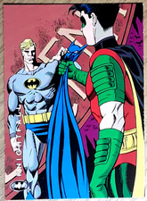 1994 Batman Saga Of The Dark Knight Card 85 ACCEPT THE COWL.