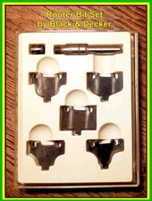 .. Router Bit Set by Black &