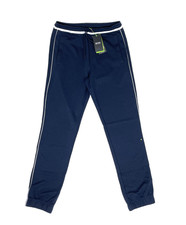 Mens Hugo Boss Joggers Dark Blue Tracksuit Bottoms With Logo Hadiko US - Size S