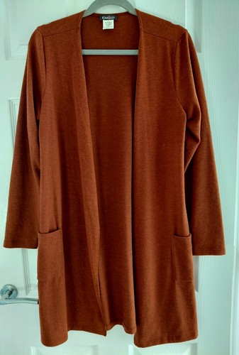 Kim long brown cardigan - &, co