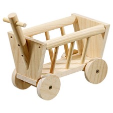 Flamingo Hay Rack Car Wooden