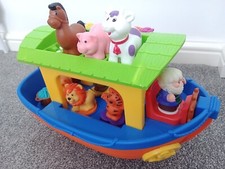 Kiddieland Big Steps Toy Noah's Activity Ark Boat Plus Piano Sounds & Shapes
