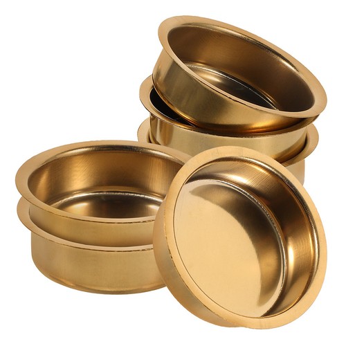 Pcs metal candle cups - 6,
