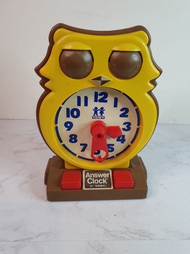 Tomy owl answer - answer, clock