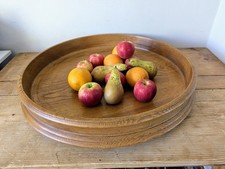 Very Large Oak Bowl Handmade