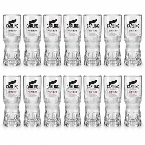 14x carling pint glasses - pint,