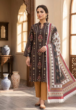 Women 3PC Unstitched Lawn Suit
