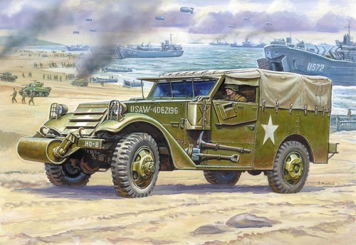 Zvezda 100 scout car - scout,