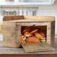 Farmhouse Corner Bread Box
