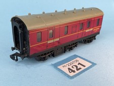 Hornby Dublo 4076. Six-Wheeled Passenger Brake Van, No Box 2/3 Rail M32958, EC.