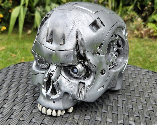 Terminator t800 damaged skull - t800,
