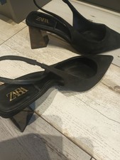 Zara Black Backs With Tortoise