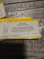 Vintage McDonalds Sticker