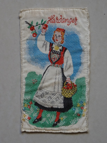 Hardanger ribbon badge - ribbon,