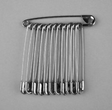 60X TOP QUALITY LARGE STEEL SAFETY PINS, 57MM APPROX 2.244 INCHES LONG,FREE P&P 