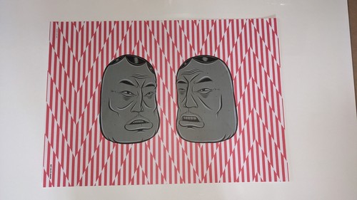 Barry mcgee two faces print - faces,
