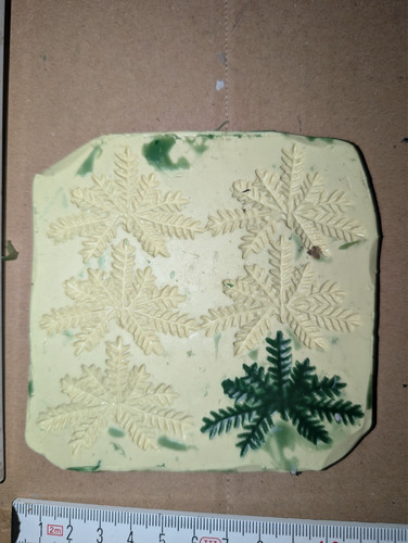 #189 silicone mold wax relief