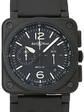BELL & ROSS BR-03-94 Chronograph Matte Stainless Steel 51mm Automatic #T307
