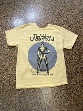 VIntage The Velvet Underground Yellow Shirt Unisex Concert S to 5XL CM718
