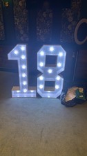 4 ft led changing colour number lights