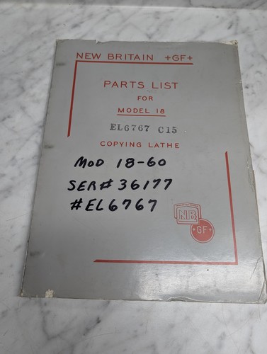 New britain machine parts - machine,