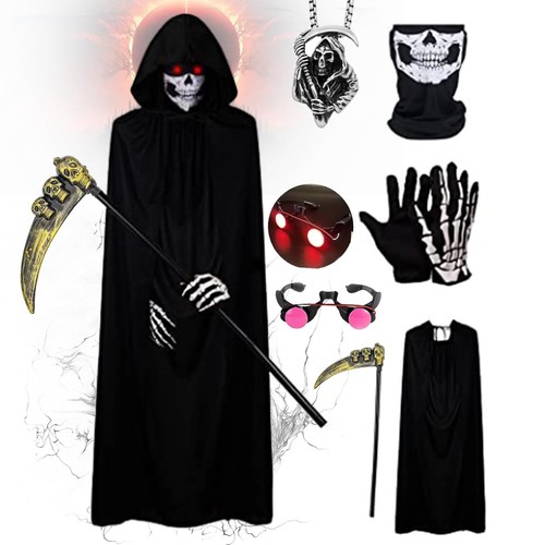 Black grim reaper costume - black,