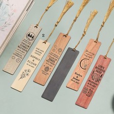 Personalised Leather Bookmark Custom Handmade Gift for Women Book Lover Teachers