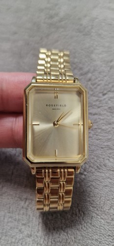 Elegant golden watch rosefield - watch,