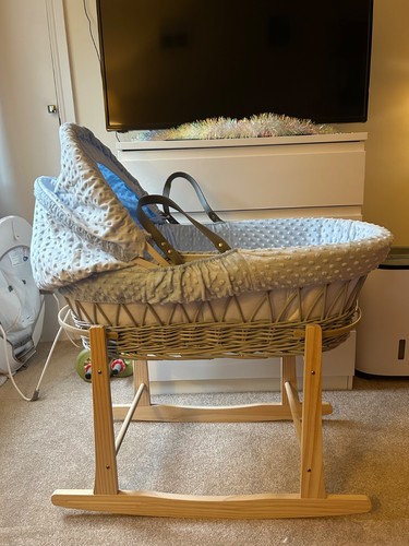 Baby moses basket with - with,