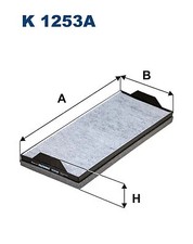 Filter, interior air fits: MERCEDES-BENZ ATEGO 712/715715 L/812/815815 L/815