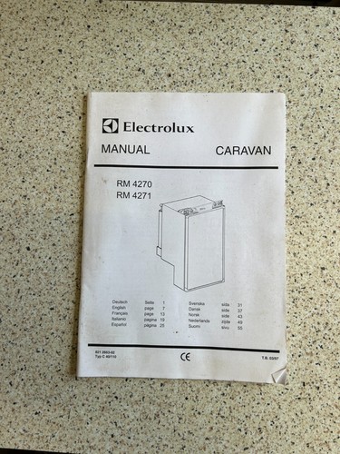 Caravan motorhome electrolux - caravan/motorhome,