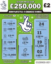 10x Fake joke lottery scratch