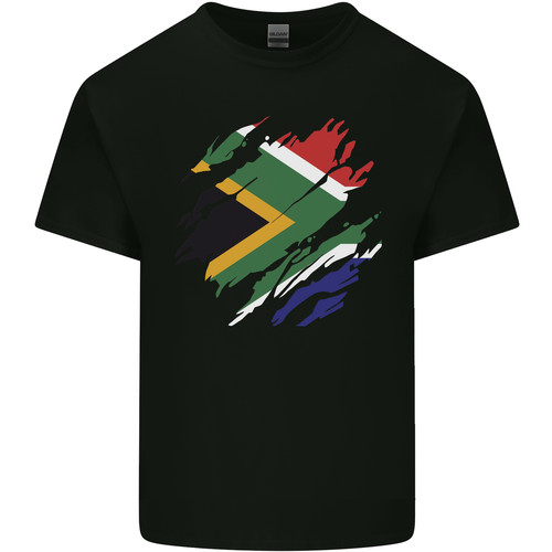 Torn south african flag africa - south,