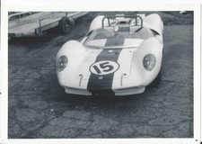LOTUS 30/40 NO.15 IN PADDOCK 1967 B/W PHOTOGRAPH