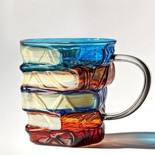 Painted Book Mug 3D Painted