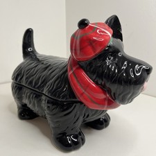Black Scottie Dog Ceramic