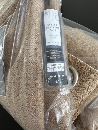 Dunelm curtains pair - pair, rrp