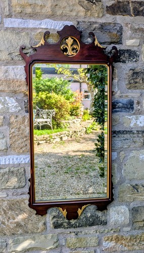 Regency mahogany pier glass - mahogany,