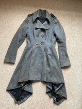 Pirate Frock Goth Coat Wool 10 New Look