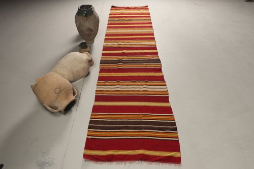 Vintage turkish rug 3x10 6 - turkish,