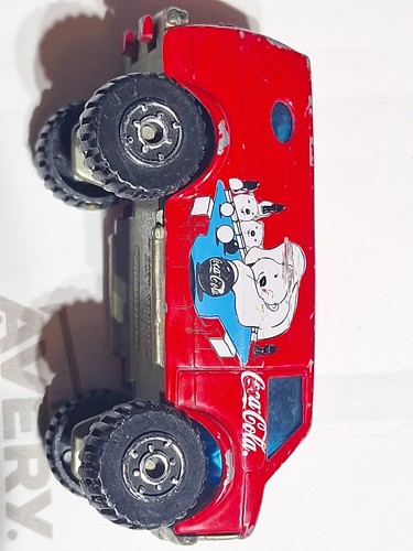 Vintage matchbox coca - coca-cola, 4x4